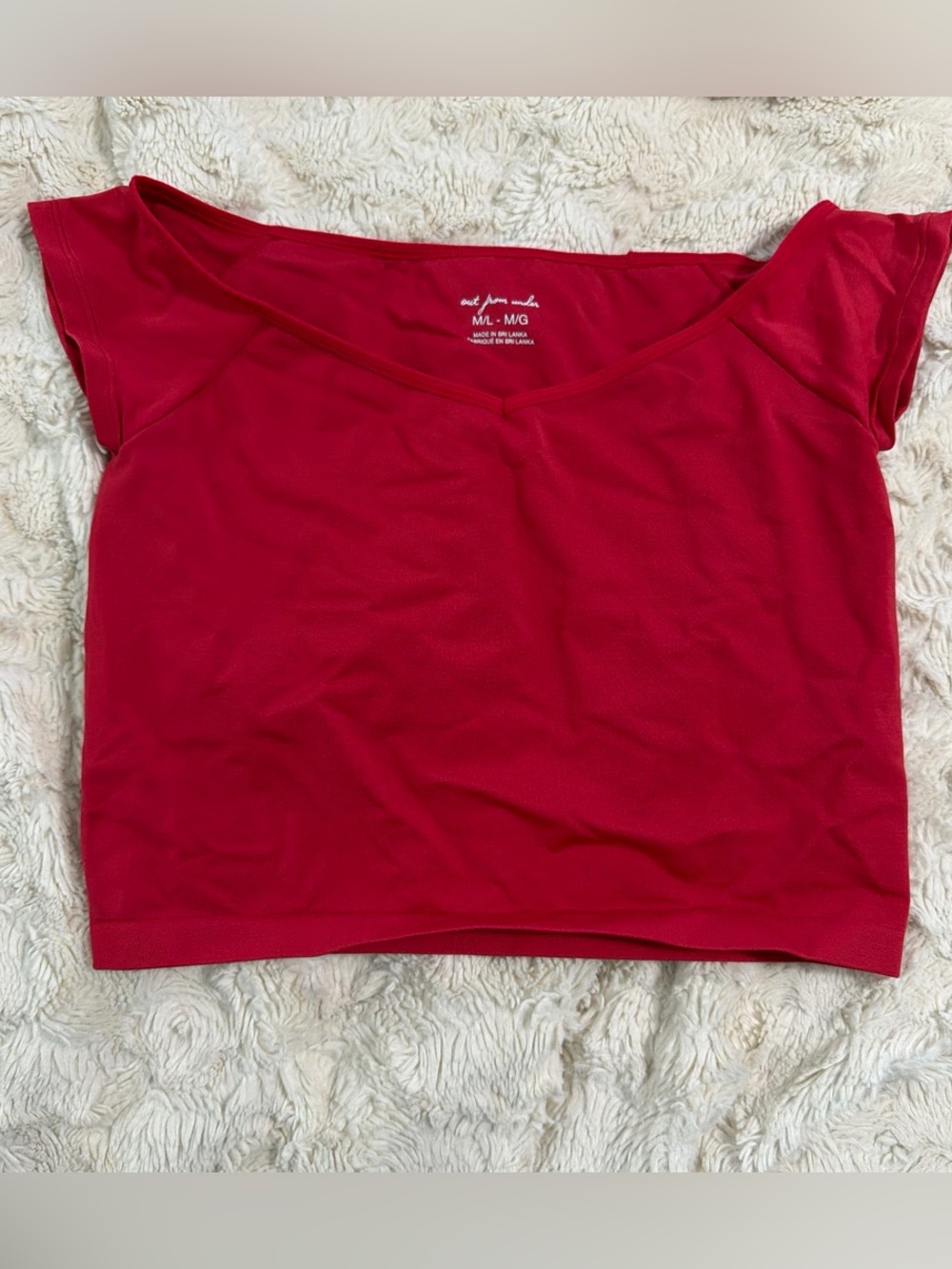 Urban Outfitters Red Crop Top
